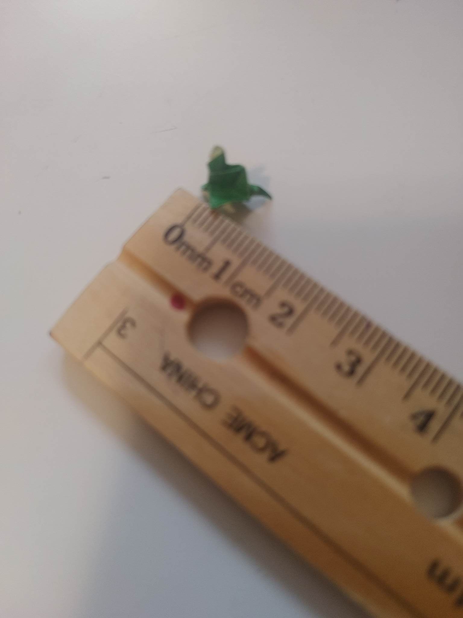 Smallest Origami Crane