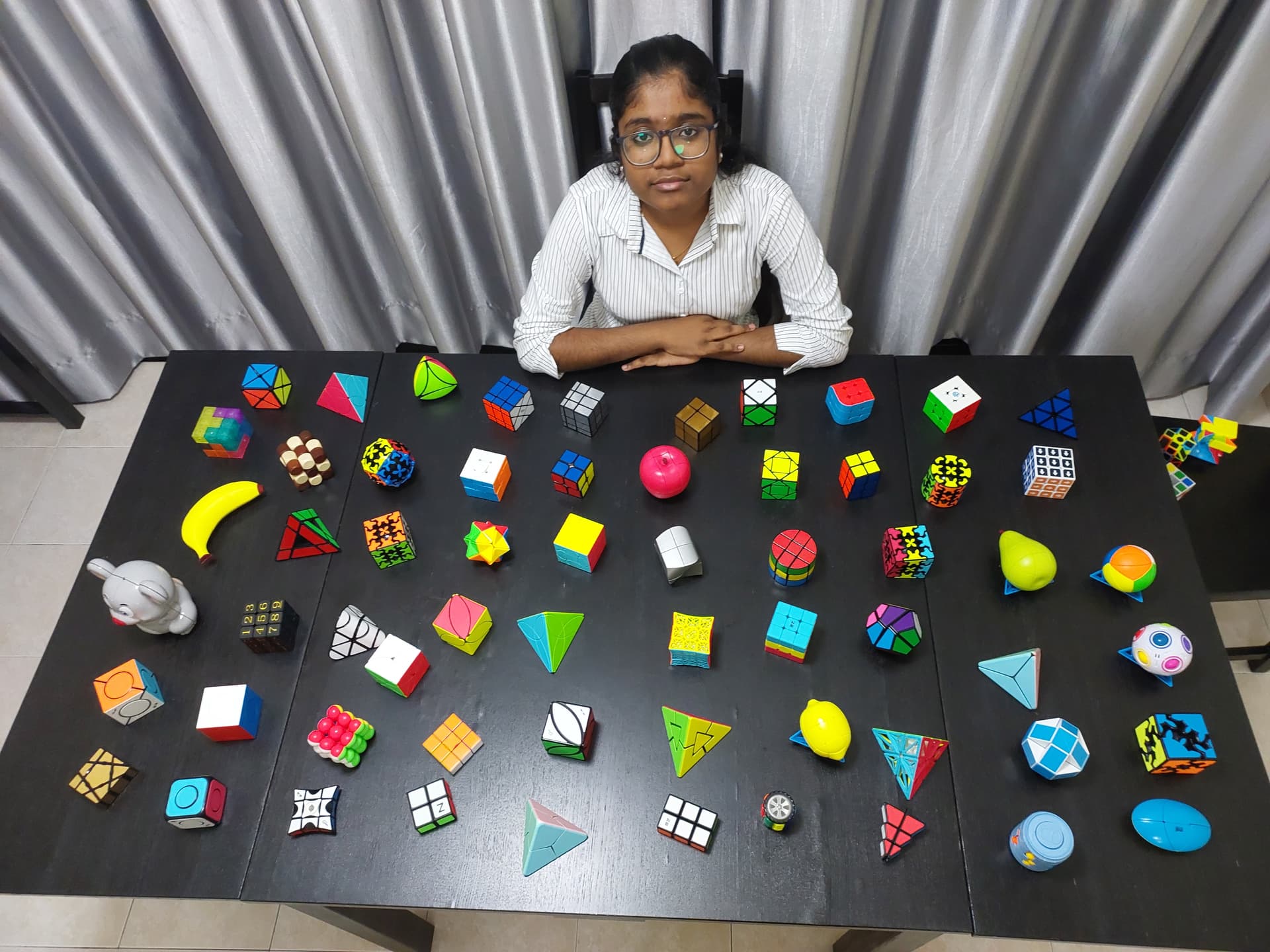 Most Different Puzzle Cubes Solved