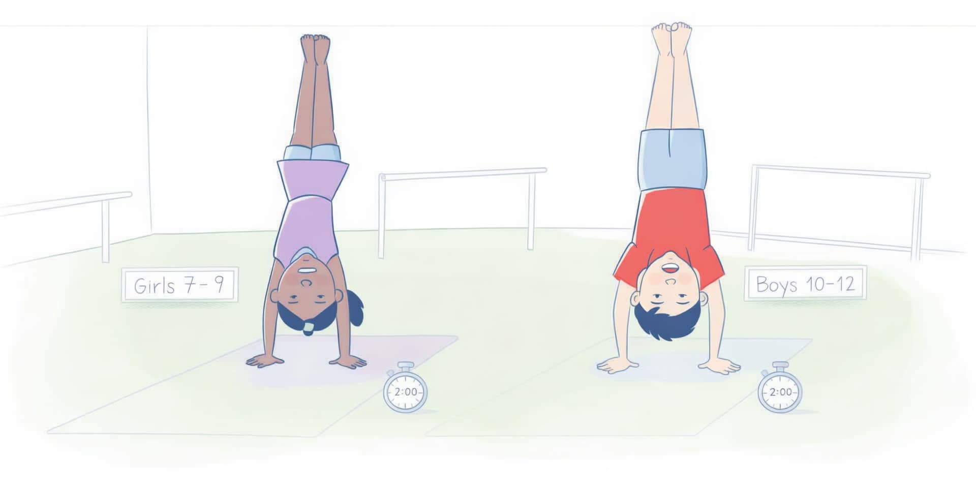 Why matching handstand times count as separate records