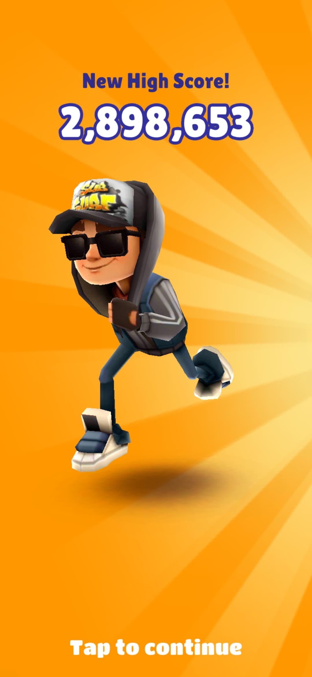 Highest score in Subway surfers