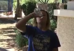 Fastest Time To Drink a Bottle of Water (Large)
