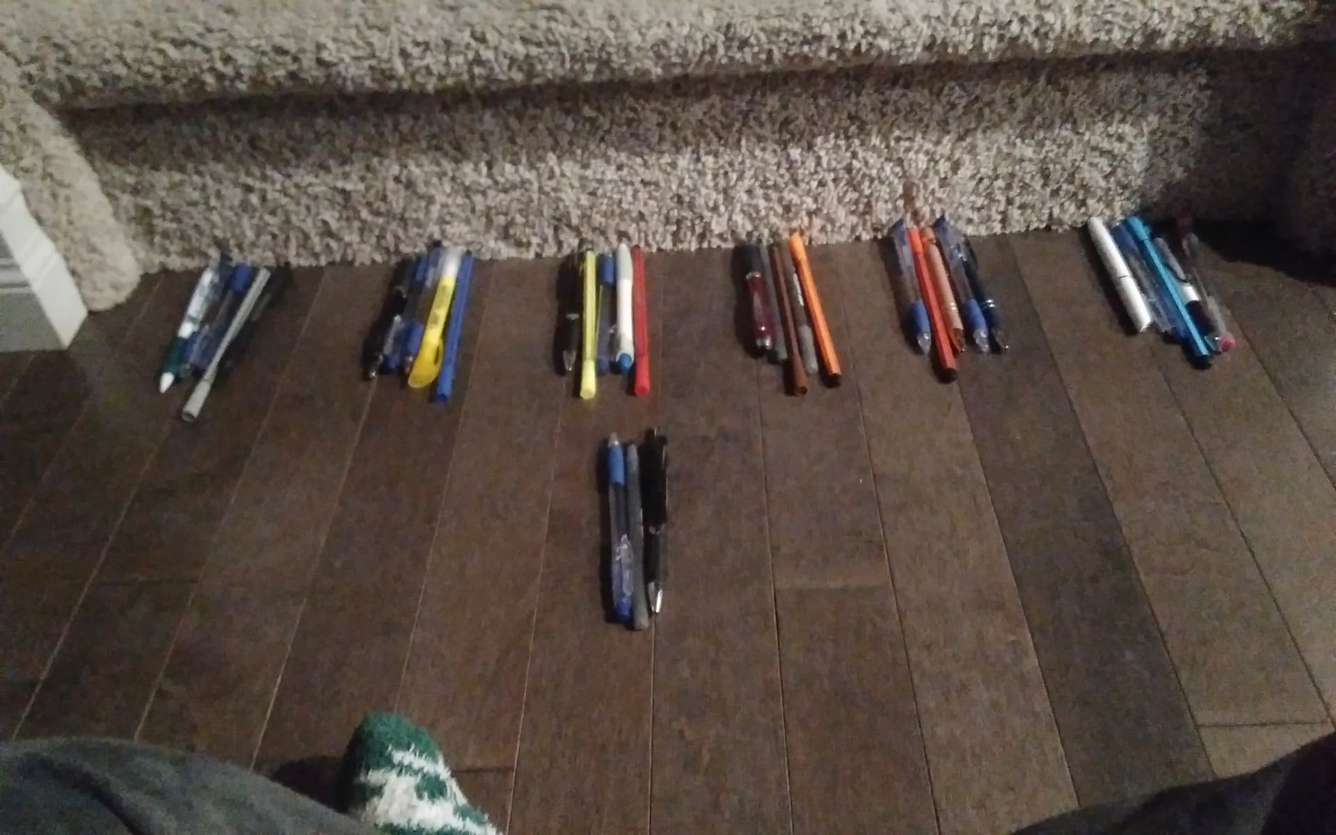 Most Pens Held in One Hand