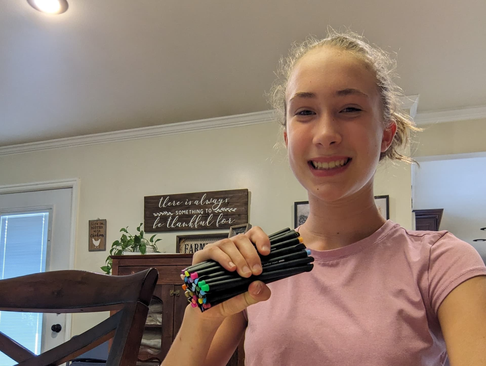 Most Pens Held in One Hand