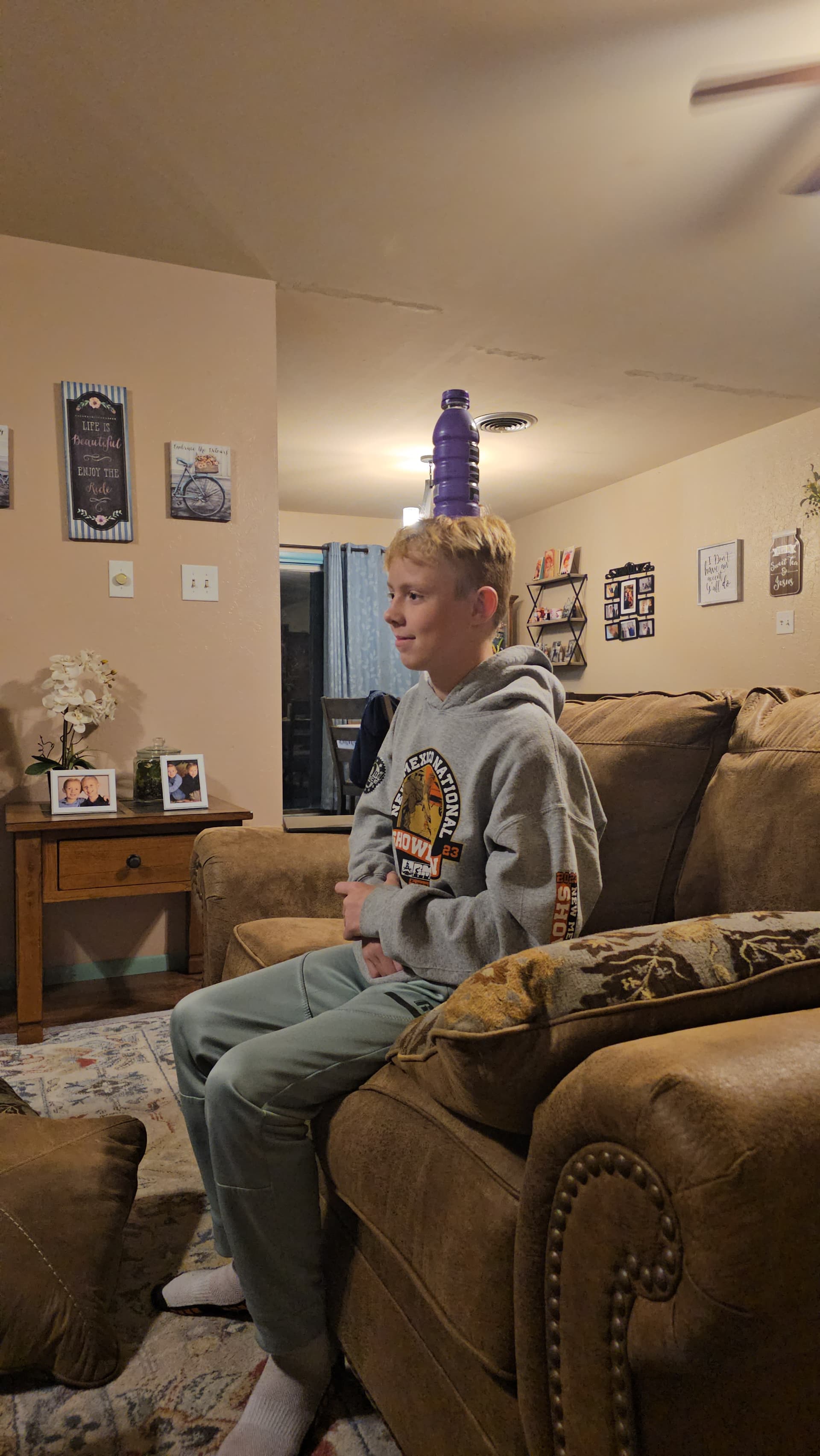 Longest Time Balancing a Bottle on the Head