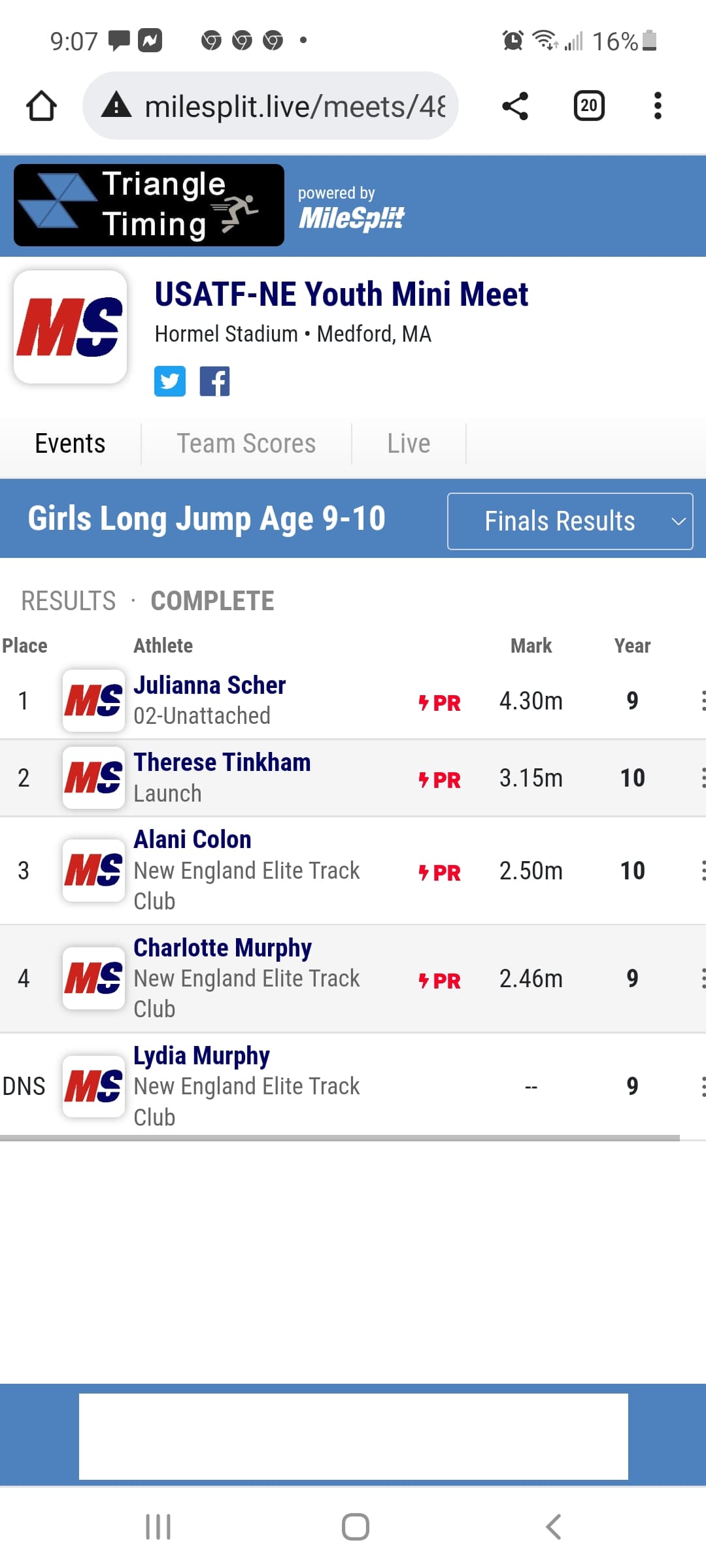 Longest Long Jump