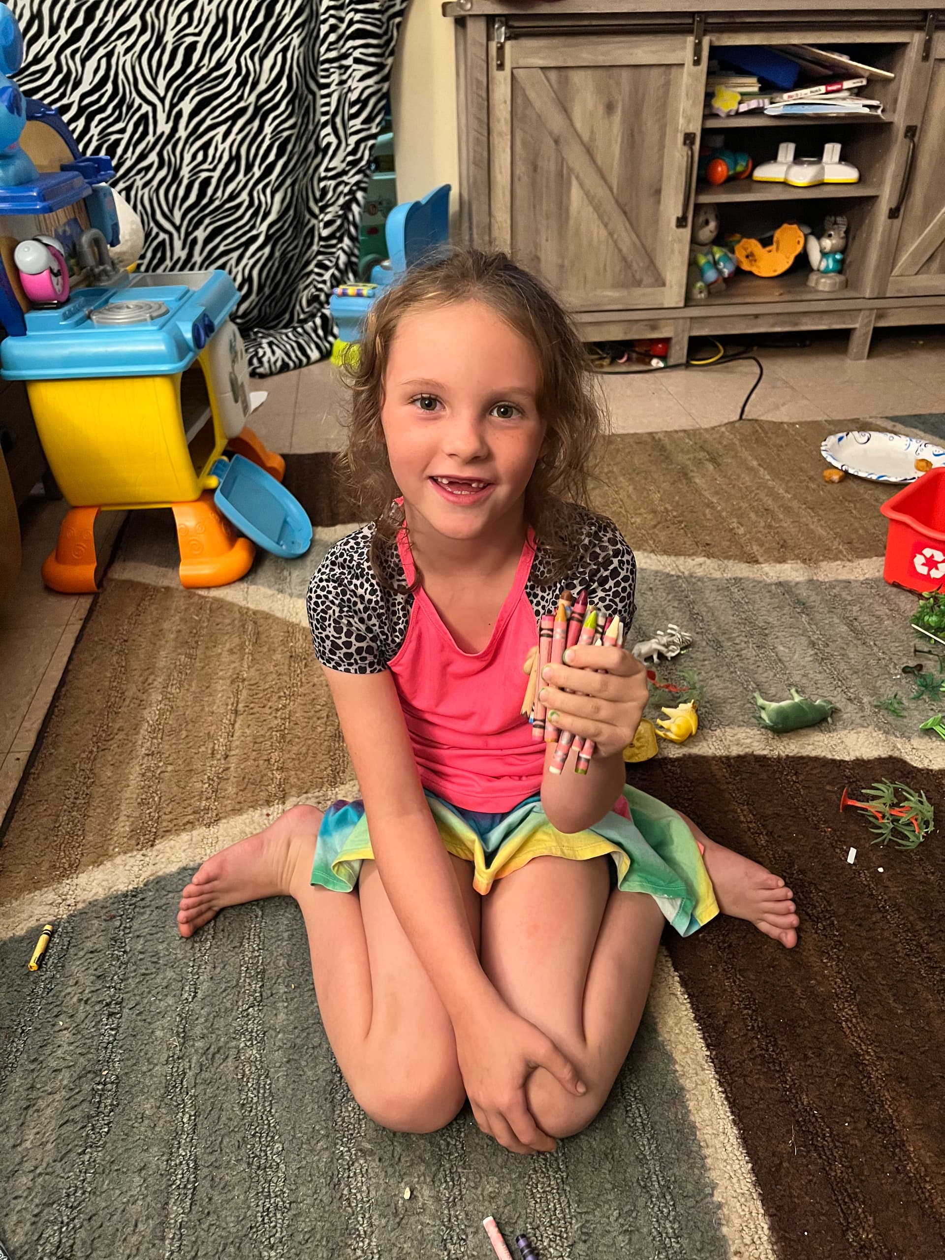 Most Crayons Held in One Hand