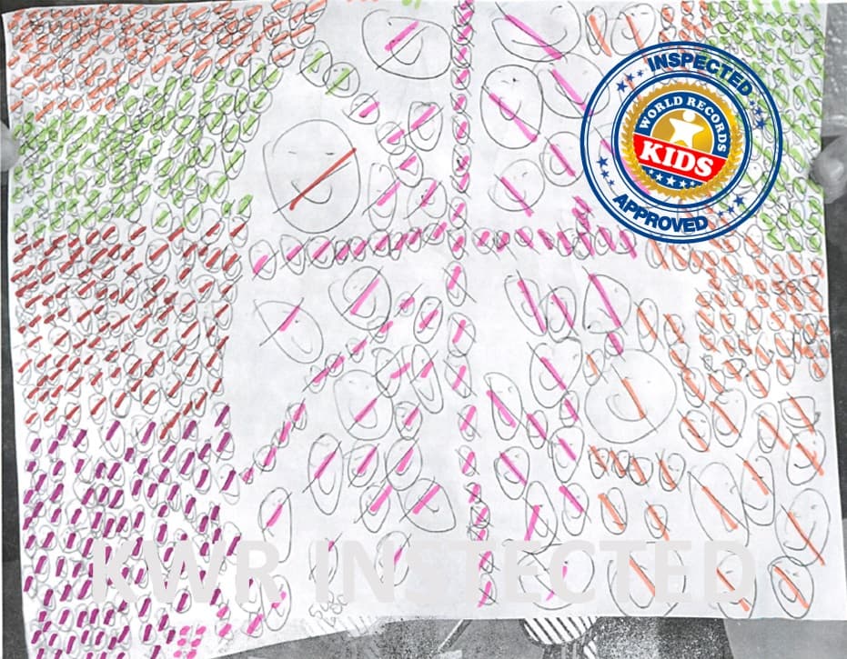 Most Smiley Faces Drawn On A Page
