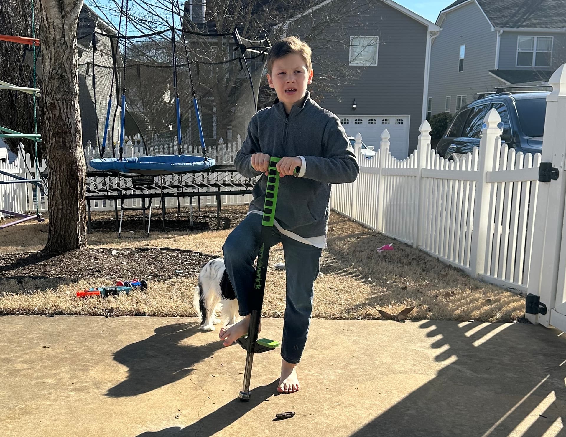 Longest Time Jumping on a Pogo Stick Hands Free