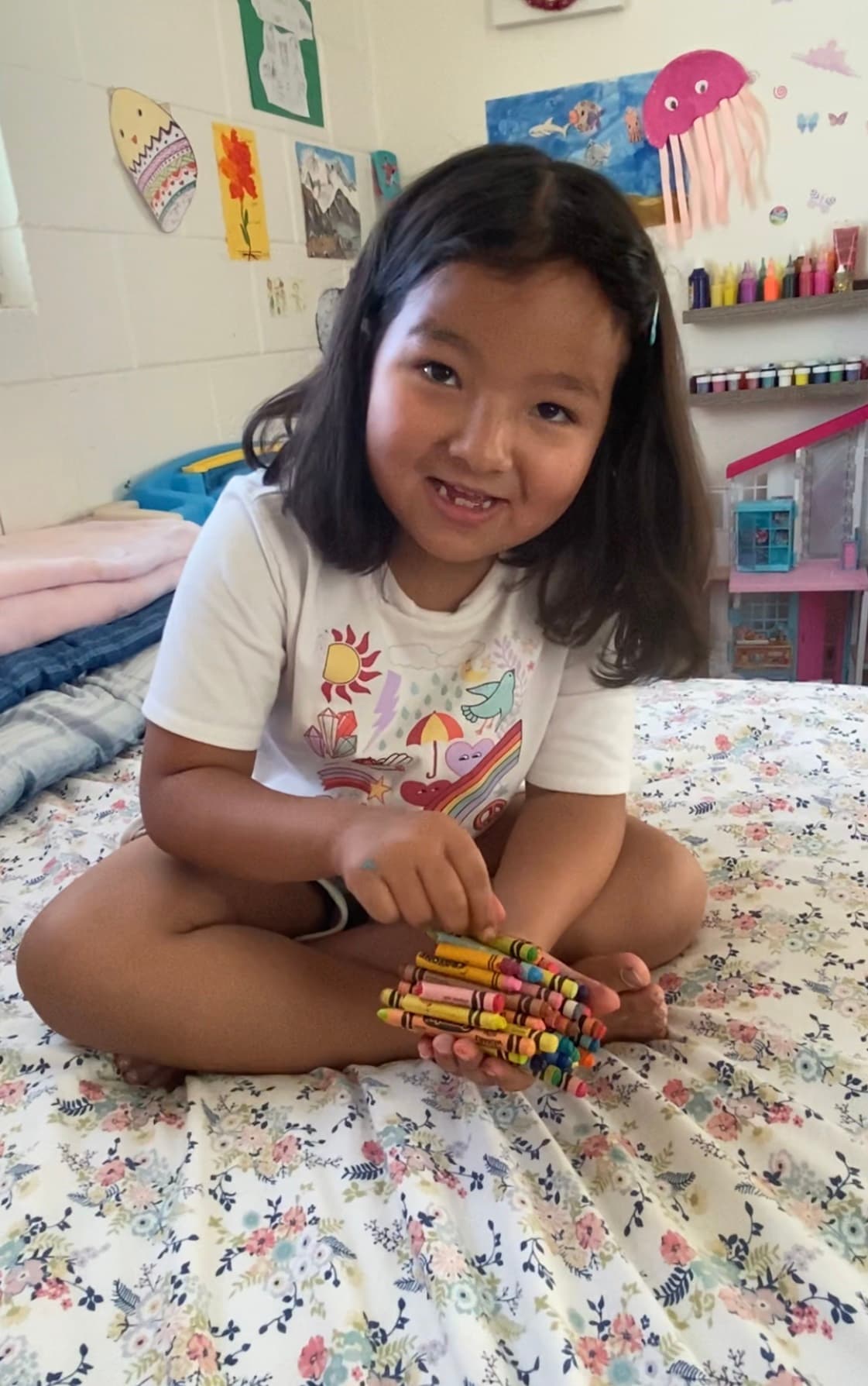 Most Crayons Held in One Hand
