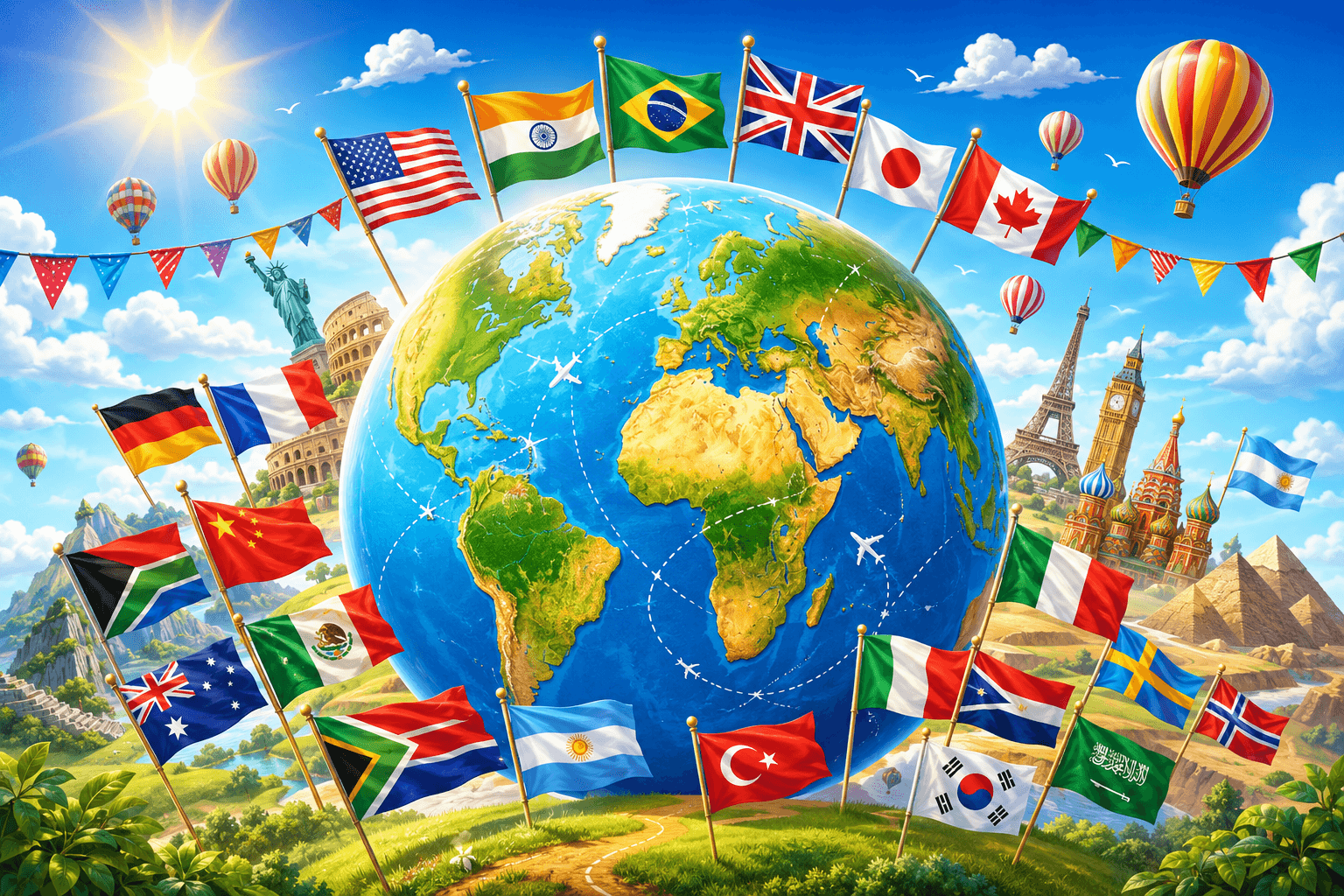 World flags