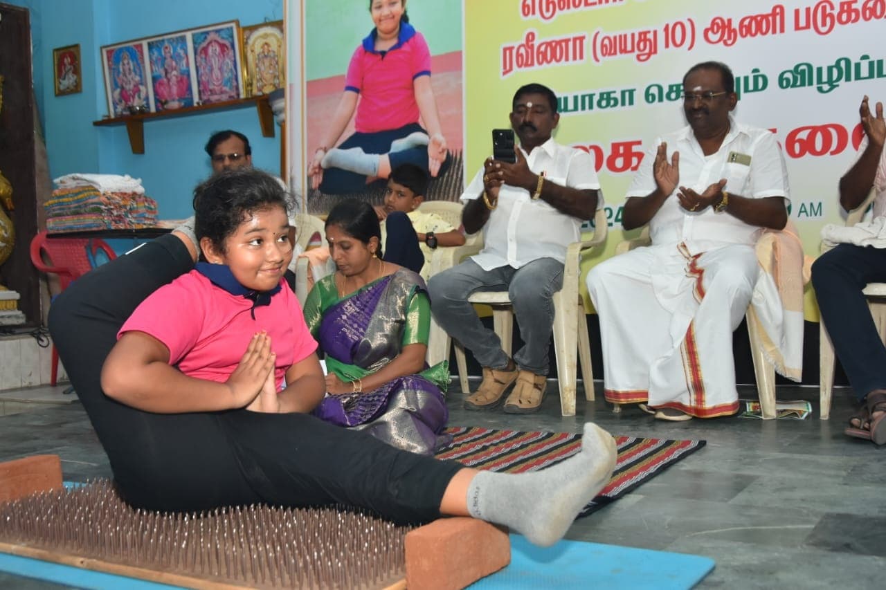 Most Yoga Poses (Asanas) on a Nailbed