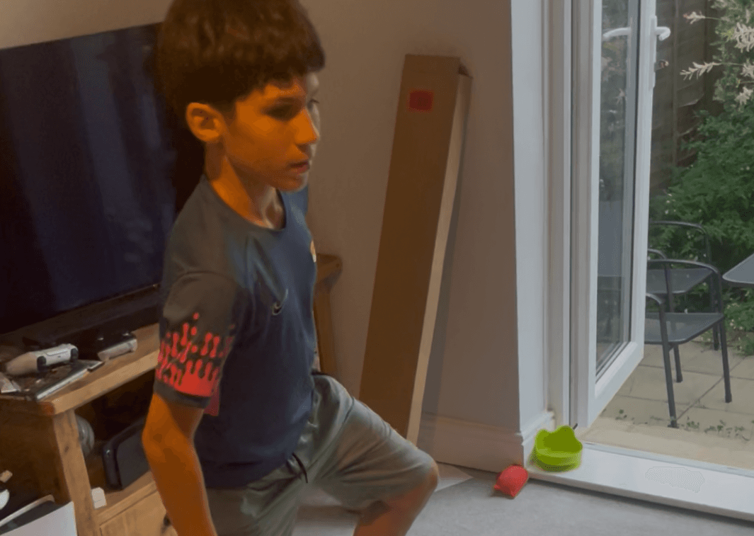 Most Soccer Ball Taps in 30 Seconds