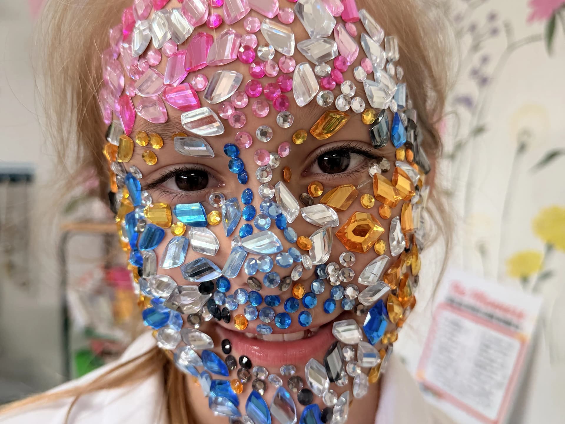 Most Stickers on the Face