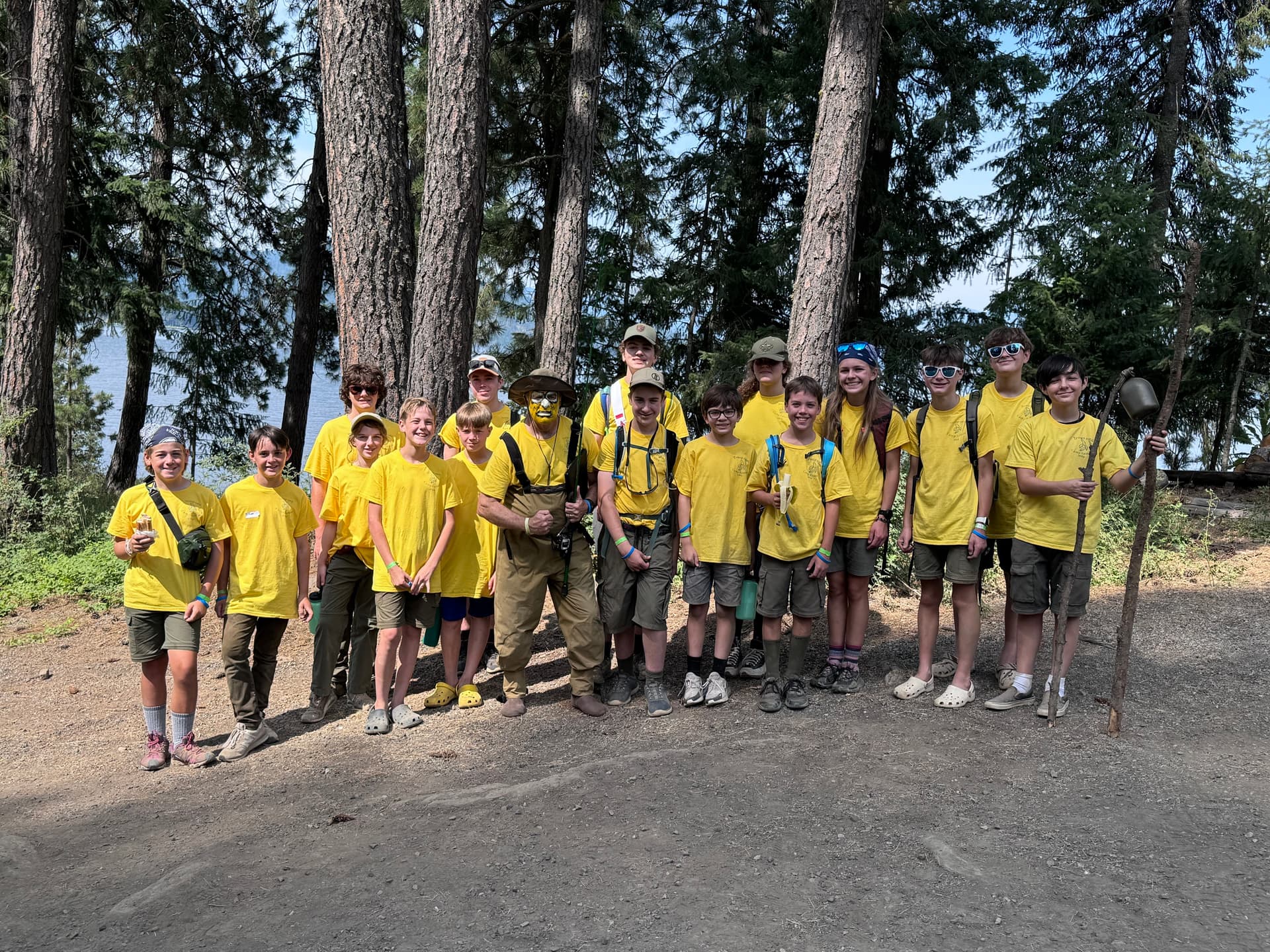 Most Kids Completing a Scout Banana Relay