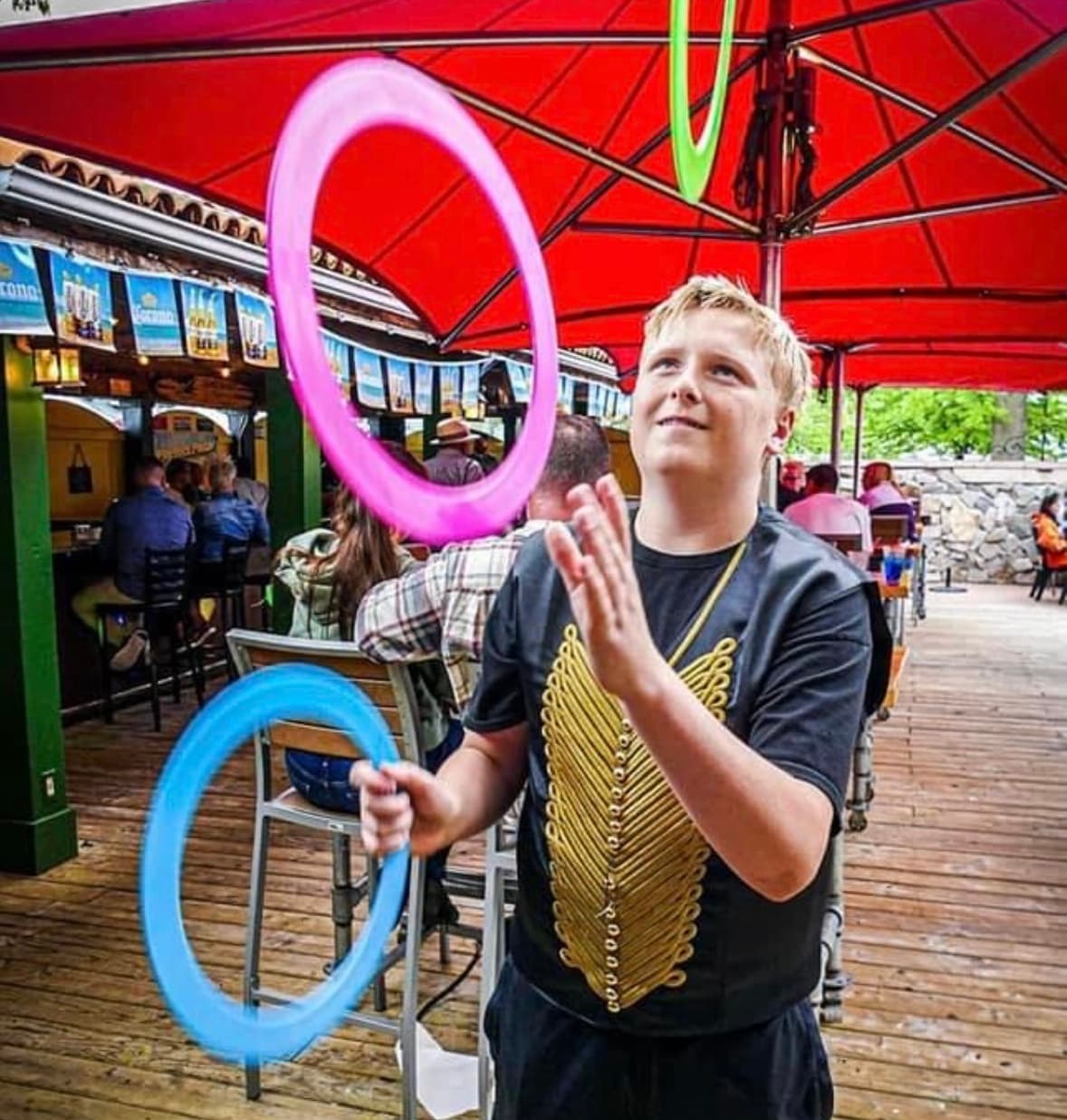 Most Rings Juggled