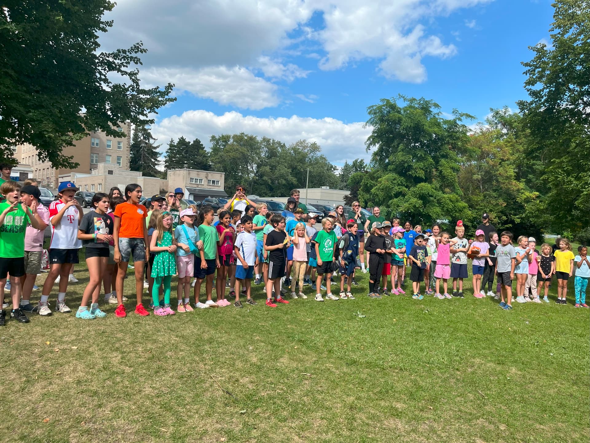 Most Kids Singing a Camp Song (Gigantic Group Division)