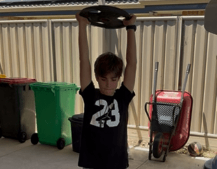Longest Time Holding a 20 lb Weight Above the Head