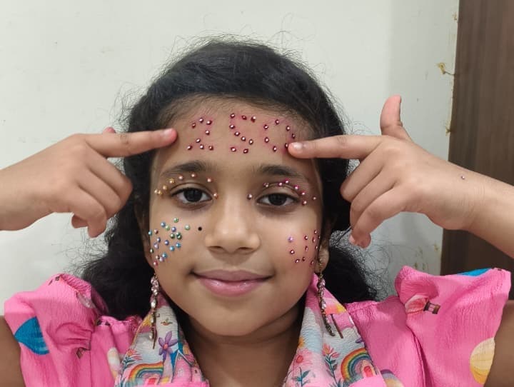Most Stickers on the Face