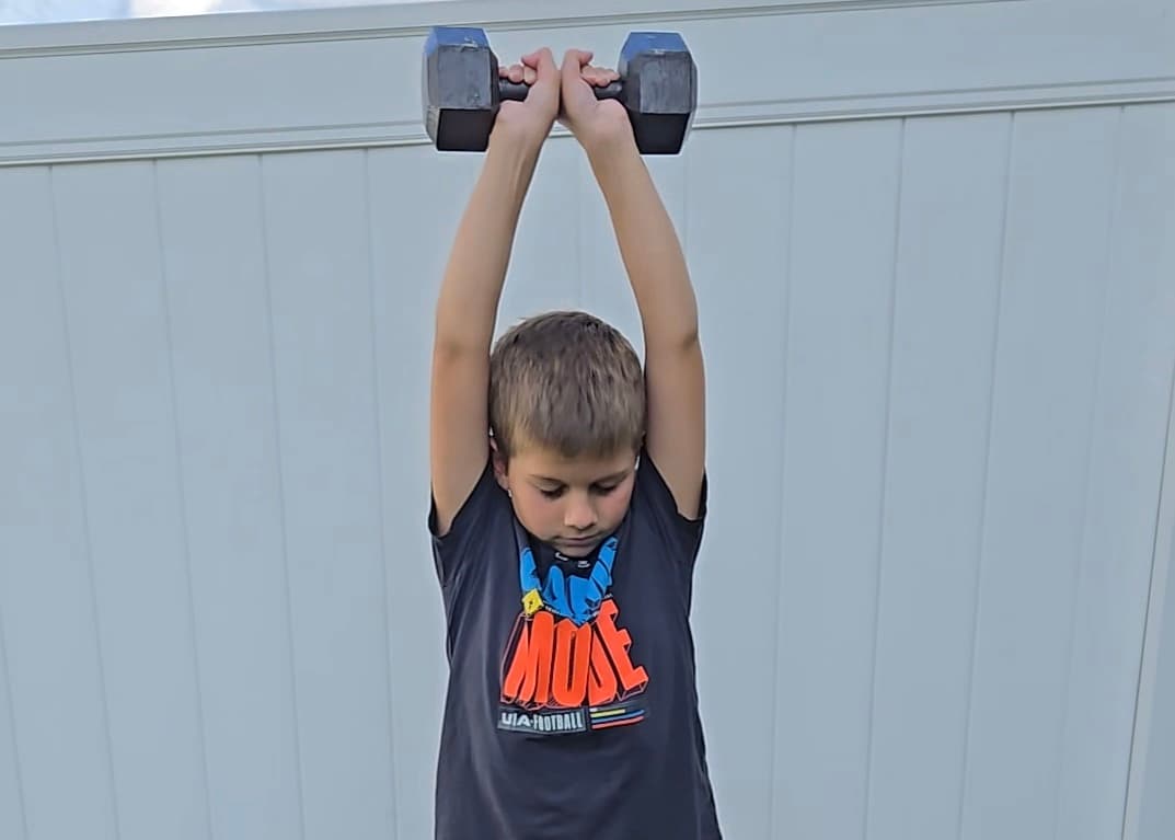 Longest Time Holding a 20 lb Weight Above the Head