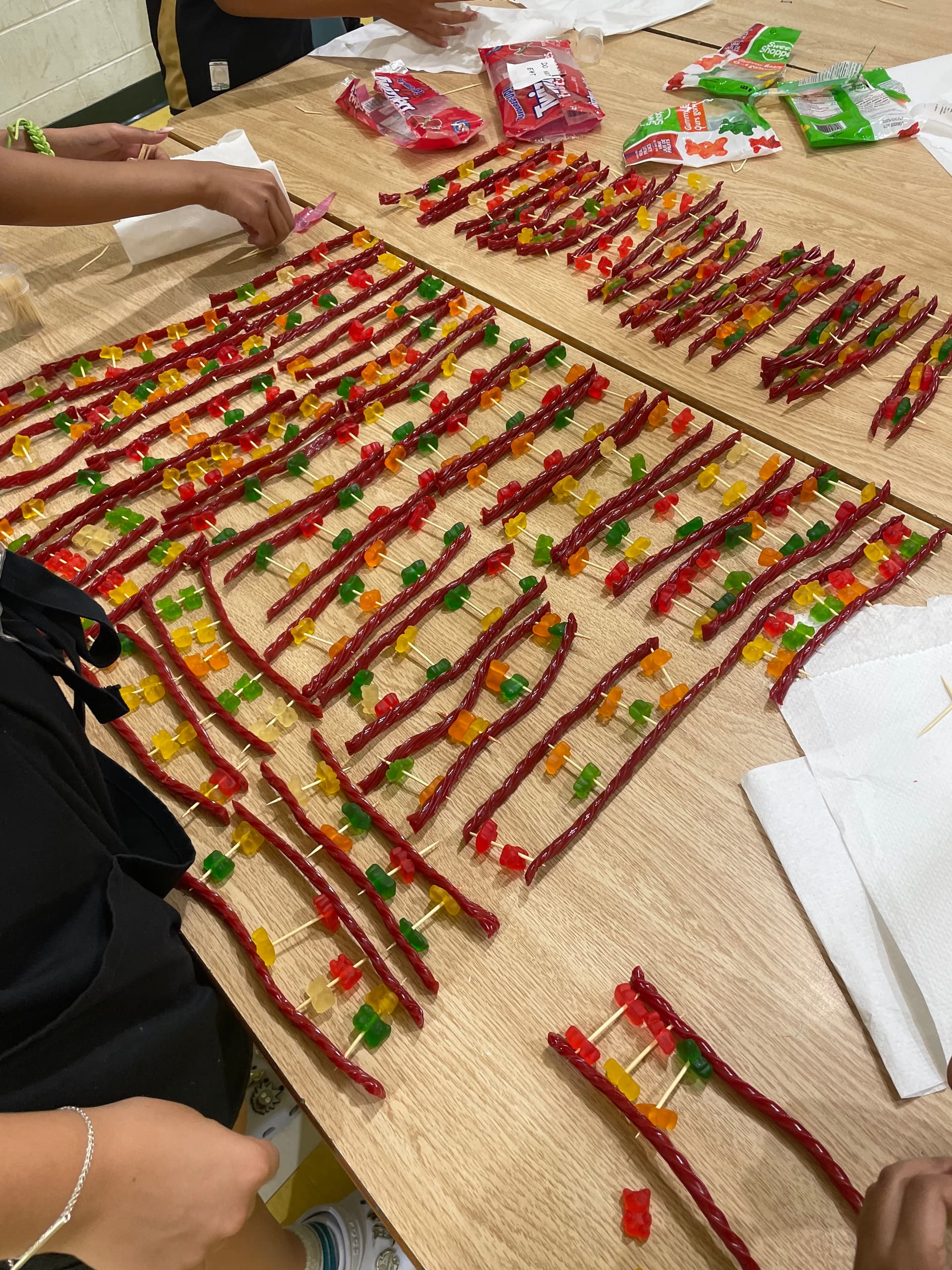 Most Kids Making a DNA Chain