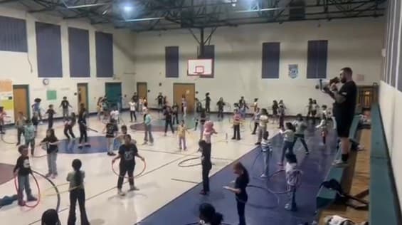 Most Kids Hula Hooping