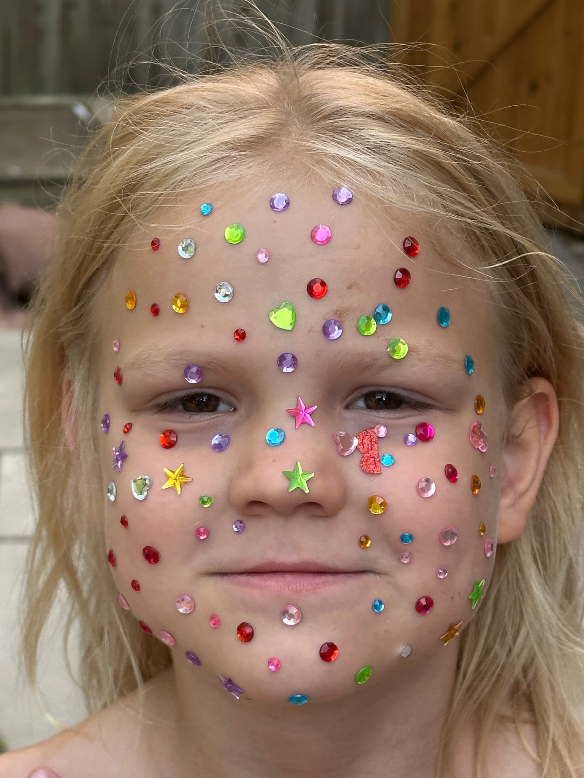 Most Stickers on the Face