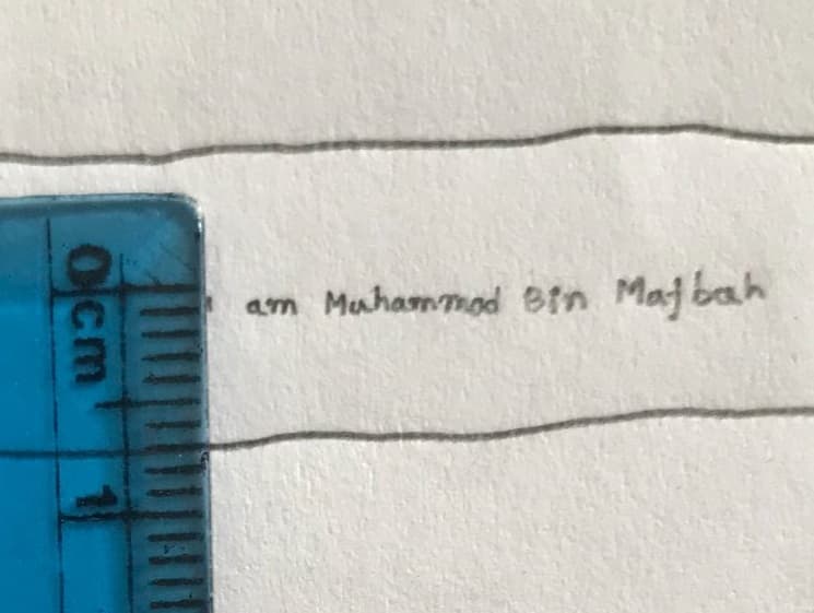 Smallest Handwriting