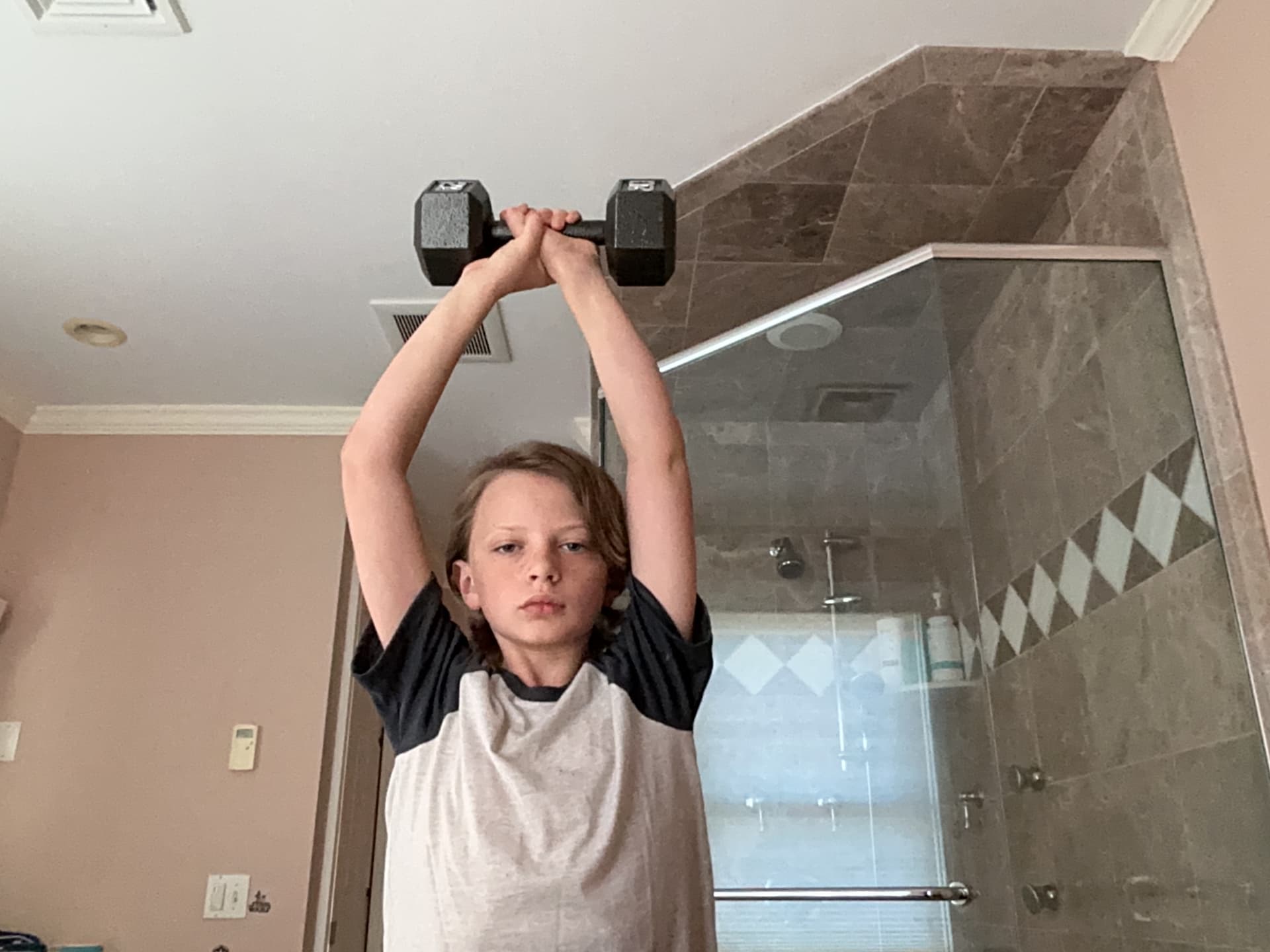 Longest Time Holding a 20 lb Weight Above the Head