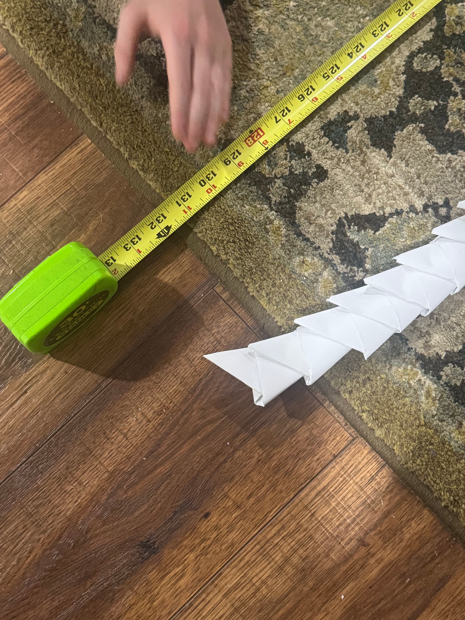 Longest Chain of Origami Claws